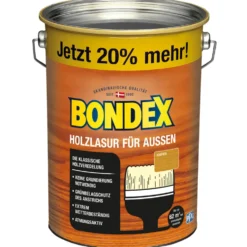 BONDEX Holzschutzlasur 4,8 Liter in Kiefer, für Außen