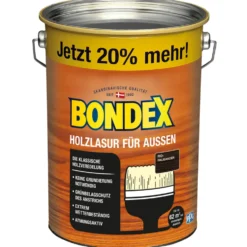 BONDEX Holzschutzlasur 4,8 Liter in Rio Palisander, für Außen