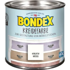 BONDEX Kreidefarbe Kreativ Weiss 500ml