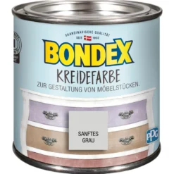 BONDEX Kreidefarbe Sanftes Grau 500ml