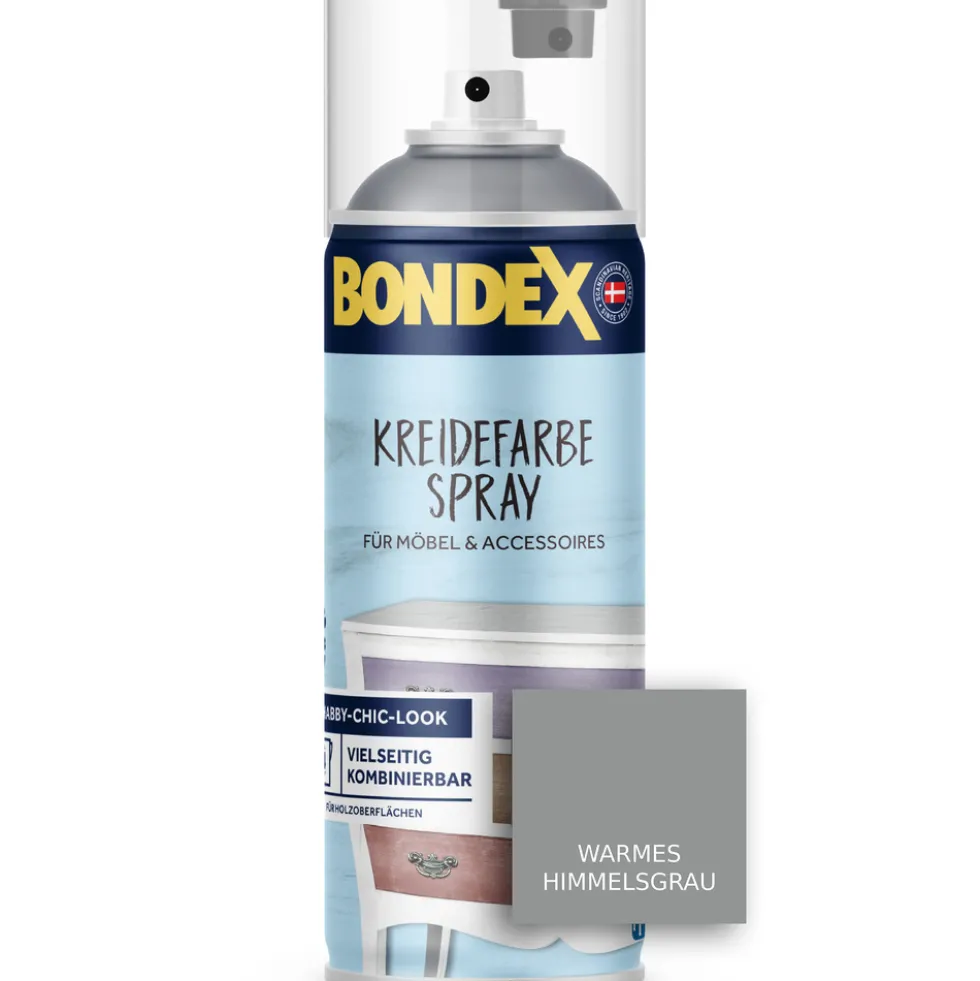 BONDEX Kreidefarbe Spray Himmelsgrau 400ml