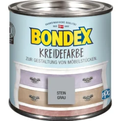 BONDEX Kreidefarbe Steingrau 500ml