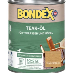 BONDEX Teak-Öl farblos 750 ml