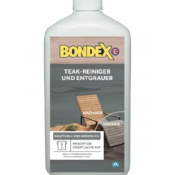 BONDEX Teak-Reiniger und Entgrauer farblos 1 Liter