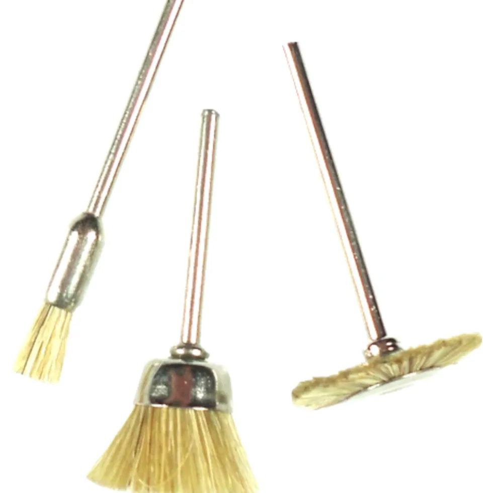 Borstenbürsten Set 3-teilig mit Ø 2,35 mm Aufnahme