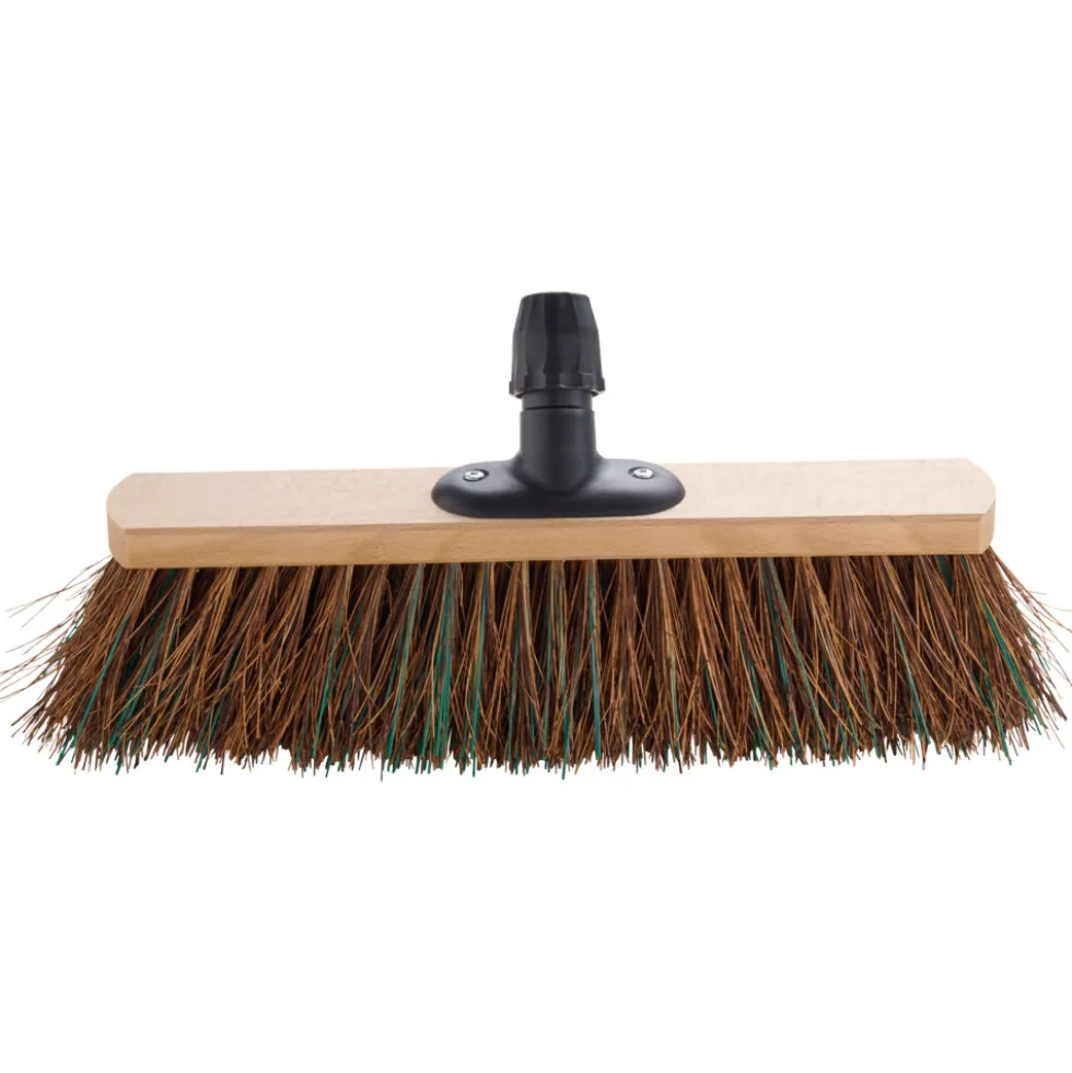 Botanika-Besen 40 cm mit Naturfaserborsten und Gewinde