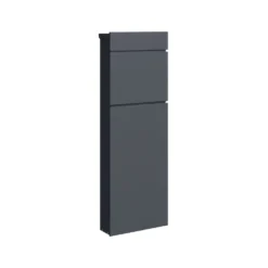Briefkasten Stahl verzinkt anthrazit 115 cm