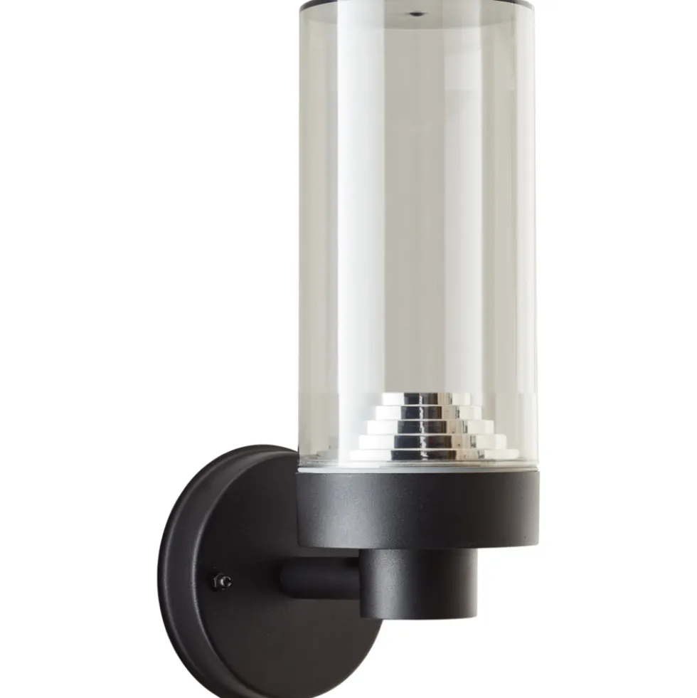 Brilliant Außenwandleuchte E27 40 Watt sand-schwarz
