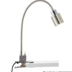 Brilliant LED Klemmleuchte Andres 3 Watt nickel/chrom