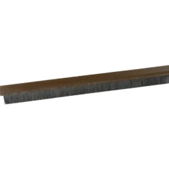 Bürstenleiste selbstklebend aus PVC braun