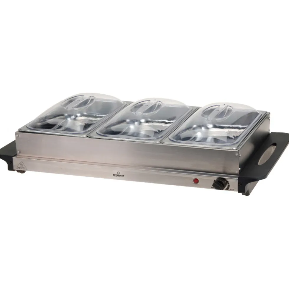 Buffet-Wärmer elektrisch 300 Watt aus Edelstahl