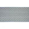 Camping-Bodenmatte 90 x 180 cm mit Tragegriff aus Kunststoff in Blau
