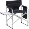 Camping-Faltstuhl mit Klapptisch und Tasche