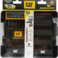 CAT Torsion Schraubendreher-Bit-Set DA1902, 45 Teile