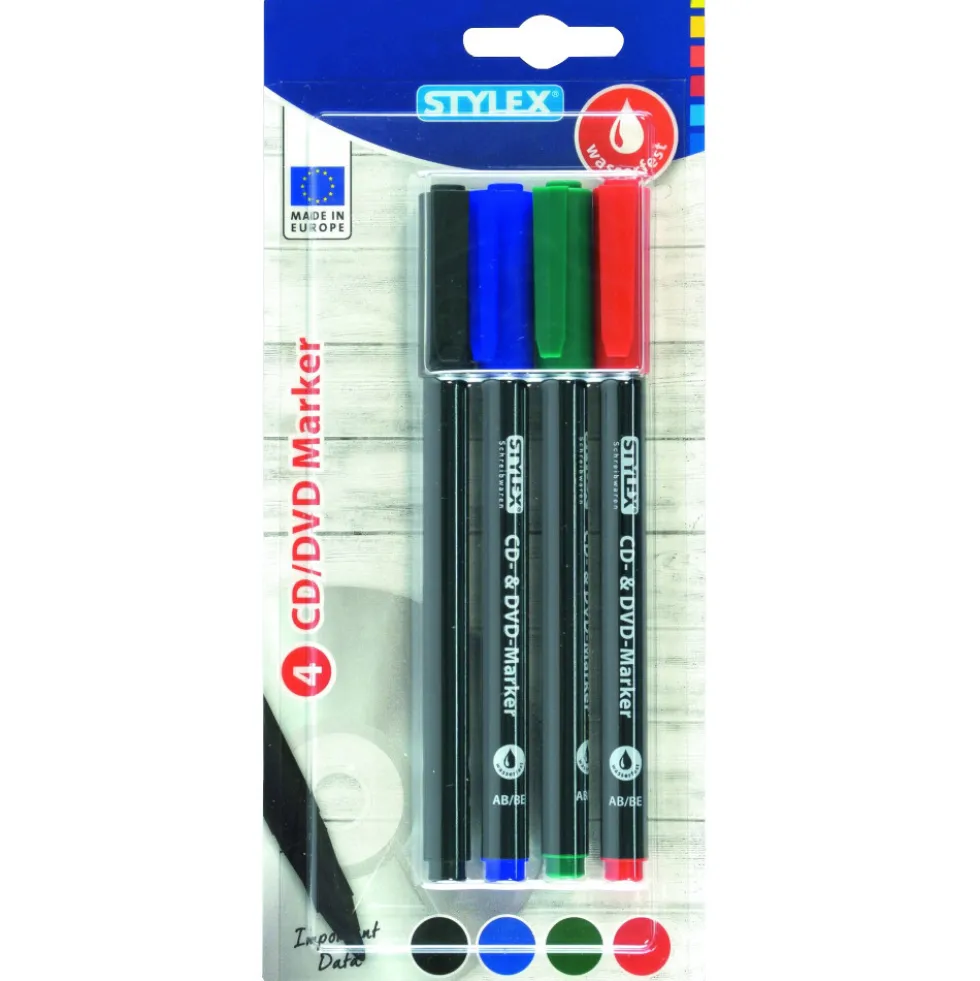 CD Marker-Set 4 Stück, 4 Farben