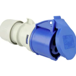 CEE Kupplung 3-polig 16A 230V IP44 blau
