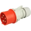 CEE Stecker 5-polig 32 A aus Kunststoff mit 400 V