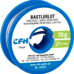 CFH Bastlerlot BL 329 70 g, flussmittelgefüllt für allgemeine Lötarbeiten