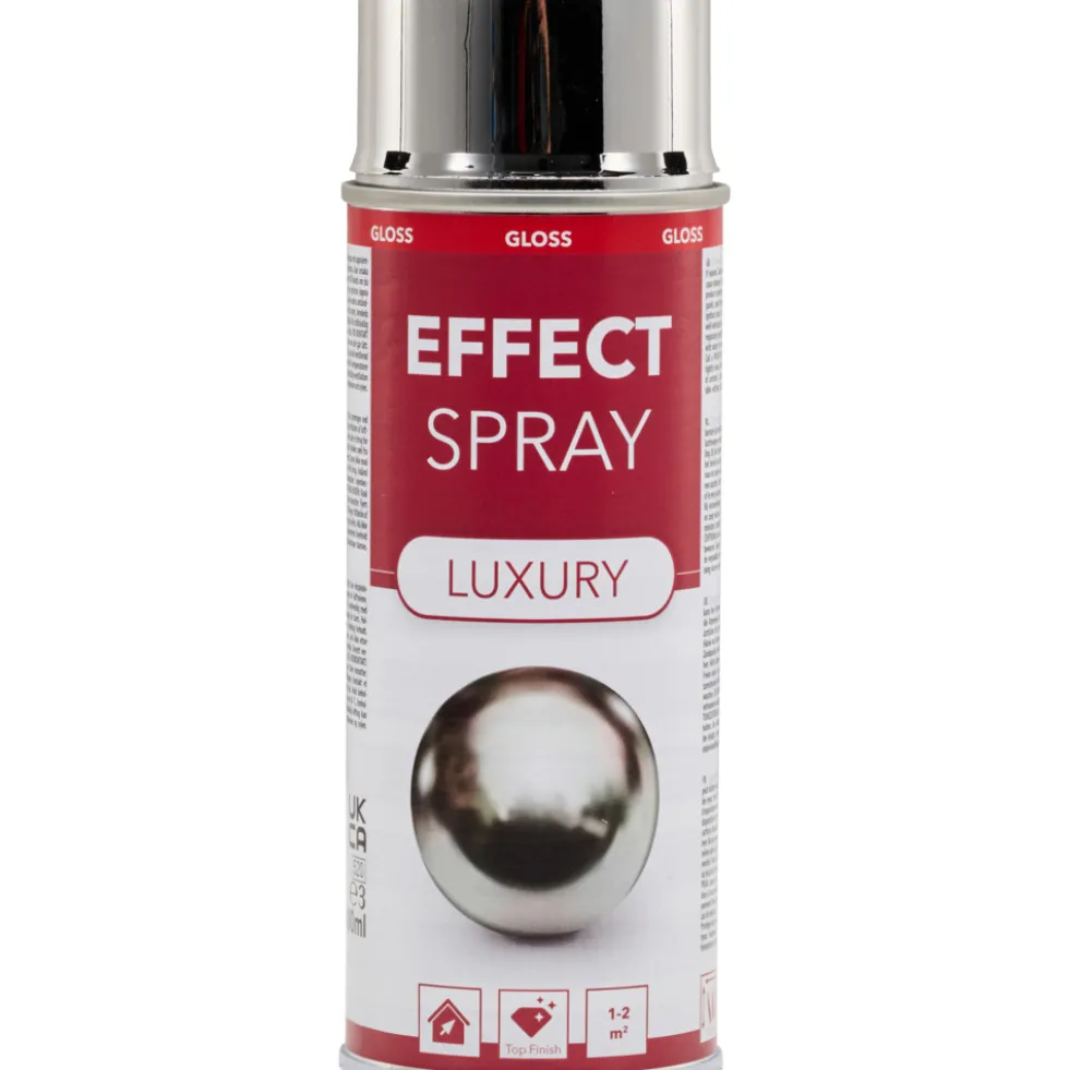 Chromlack 400ml chrom silber Lackspray Effektlack Chromspray Dekospray
