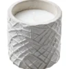 Citronellakerze Ø 7,5 cm im Betontopf