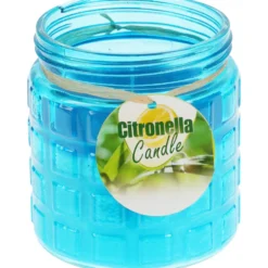Citronella Kerze im Dekoglas - Farbauswahl