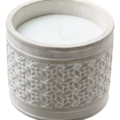 Citronellakerze Ø12x10 cm im Betontopf