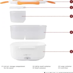 CLATRONIC® Elektrische Lunchbox zum Warmhalten oder Aufwärmen