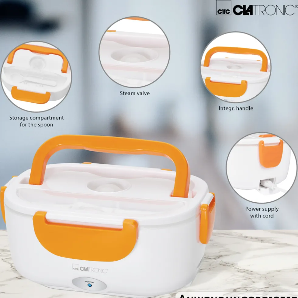 CLATRONIC® Elektrische Lunchbox zum Warmhalten oder Aufwärmen