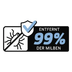 CLEANmaxx Milben-Handstaubsauger mit UV-C Licht, weiß rot