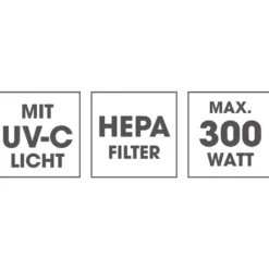 CLEANmaxx Milben-Handstaubsauger mit UV-C Licht, blau weiß