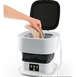 CLEANmaxx Mini-Waschmaschine 40W weiß