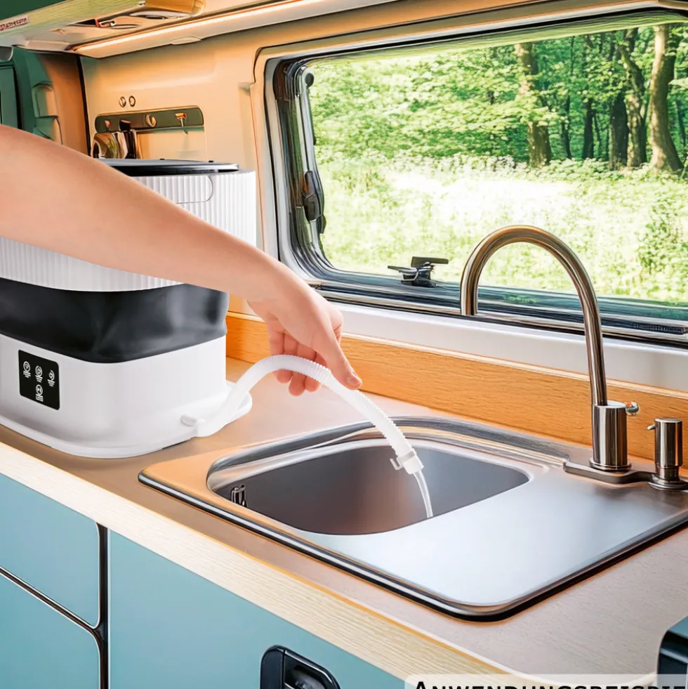 CLEANmaxx Mini-Waschmaschine 40W weiß