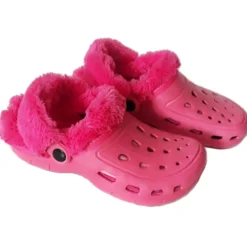 Clogs Größe 36 bis 45 aus Kunststoff in verschiedenen Farben mit Fell