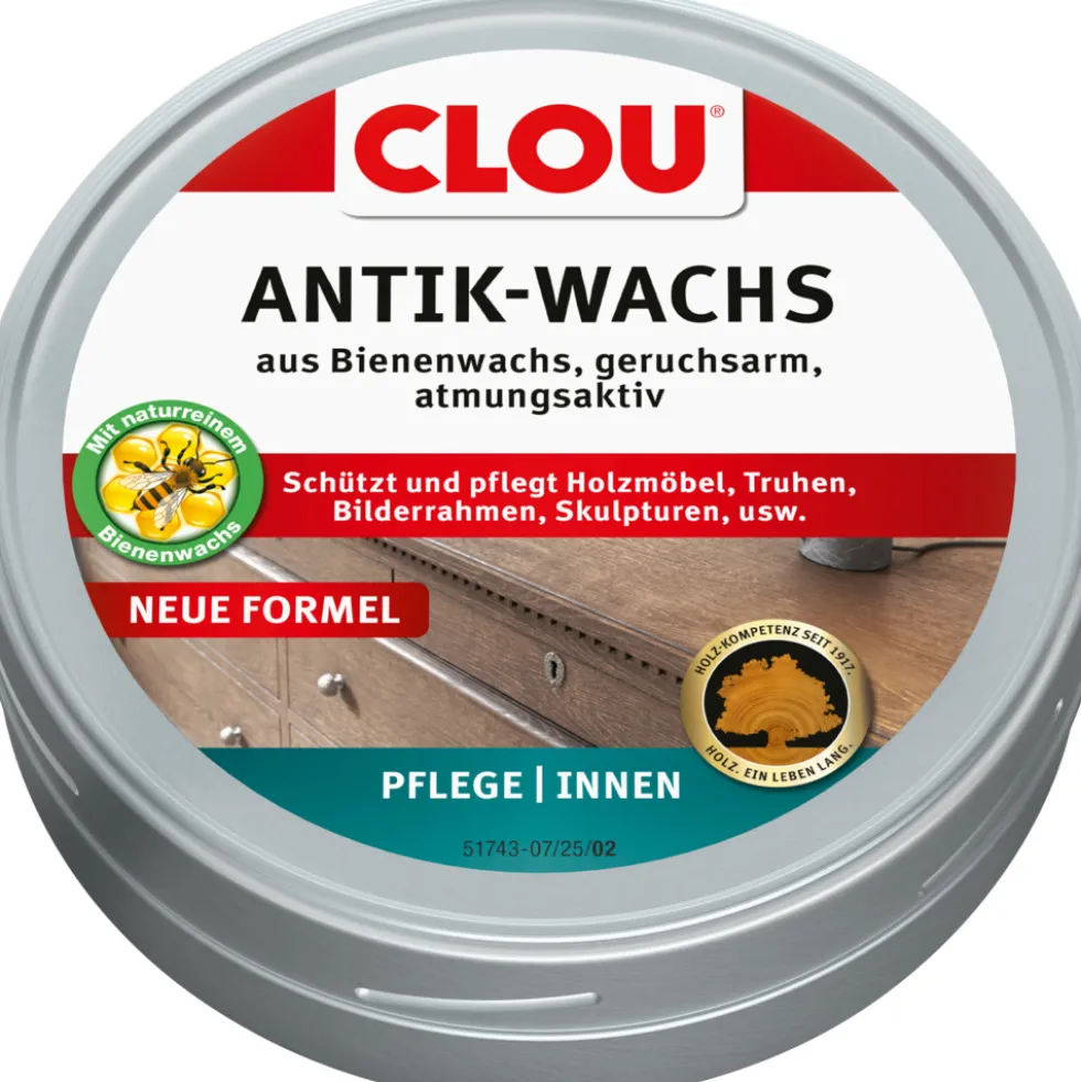 Clou® Antikwachs fest Natur 200 ml
