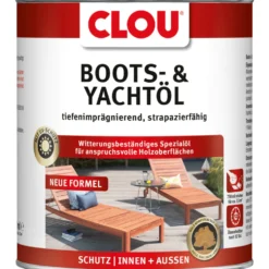 Clou® Boots- & Yachtöl transparent 750 ml