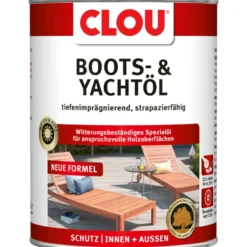 Clou® Boots- & Yachtöl transparent 2,5 L