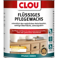 Clou® Flüssiges Pflegewachs farblos 750 ml