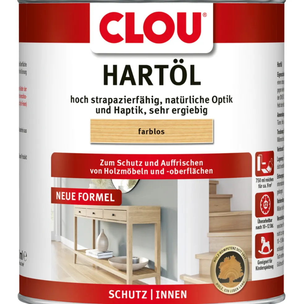 Clou® Hartöl Nr. 0 farblos