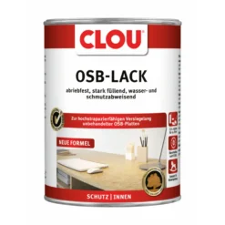 Clou® OSB-Lack 2,5 Liter farblos