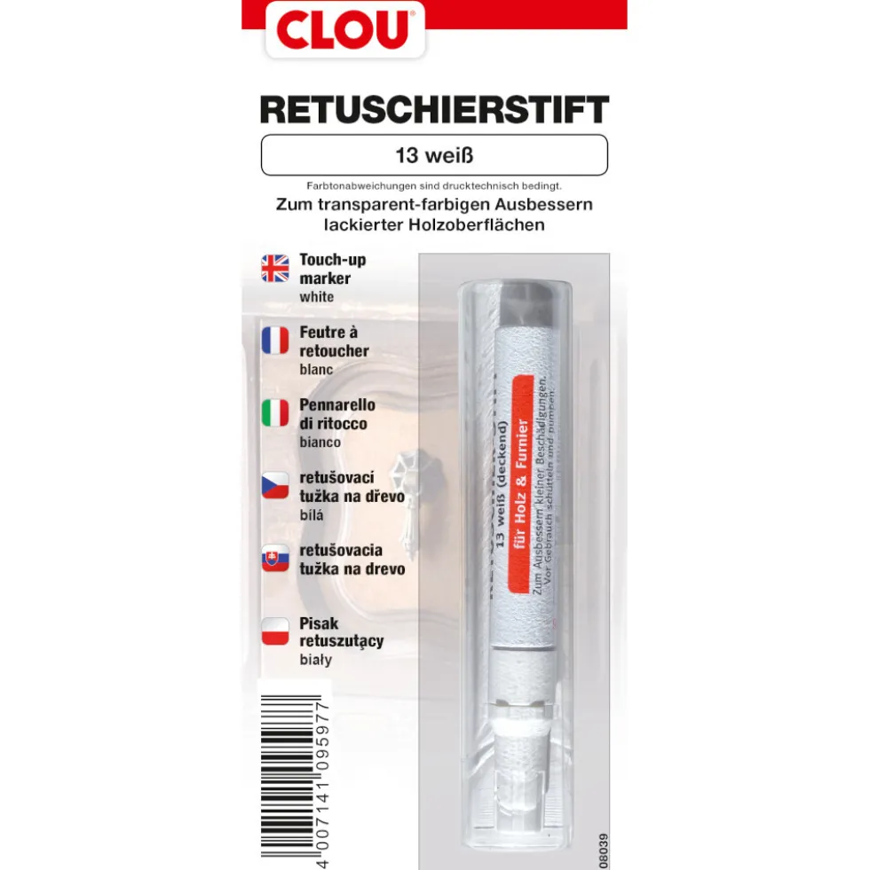 Clou® Retuschierstift weiß