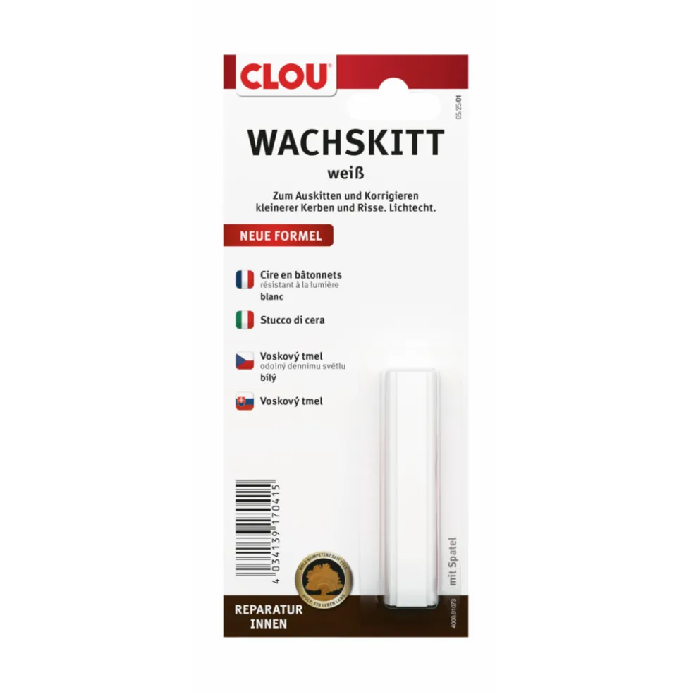 Clou® Wachskitt Nr. 1073 Weiß, 1 Stück