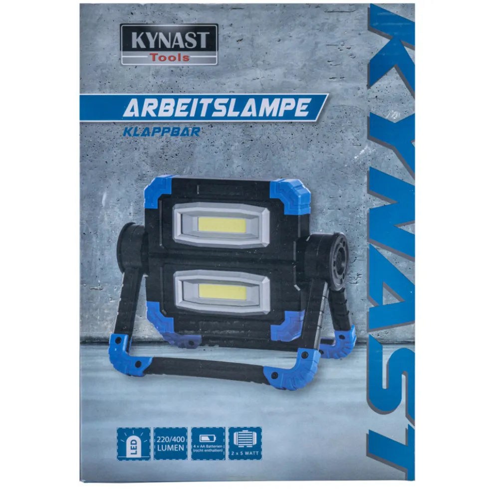 COB-LED-Arbeitslampe einklappbar