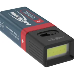 COB-LED-Leuchte mit 9V Batterie