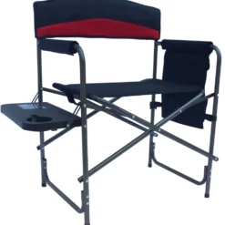 Comfort Campingsessel XXL 50 x 63 x 83 cm Schwarz-Rot