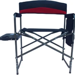 Comfort Campingsessel XXL 50 x 63 x 83 cm Schwarz-Rot