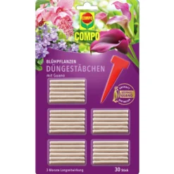 COMPO Blühpflanzen Düngestäbchen mit Guano, 30 Stück