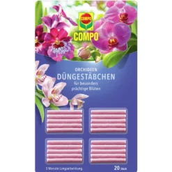 COMPO Düngestäbchen für Orchideen 20 Stück