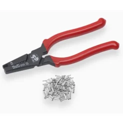 Crimpzange 0,25-2,5mm² Aderendhülsen Set 160mm Aderendhülsenzange Zange