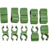 Cross-Clips in Grün 10 Stück