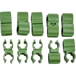 Cross-Clips in Grün 10 Stück